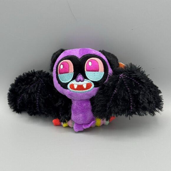 Bark Box Bat Outta Howl XS- S 0-20lb Halloween Spikey Ball Crazy Crinkle Dog Toy - Picture 1 of 6